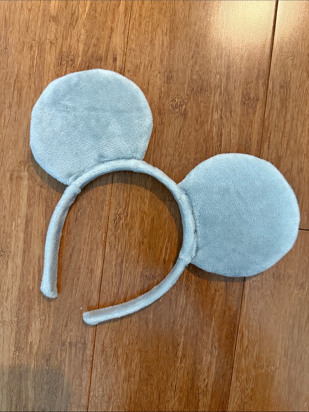 gray mouse ears headband